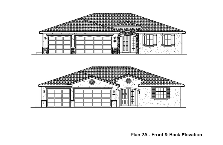 Plan 2A - Floor Elevation