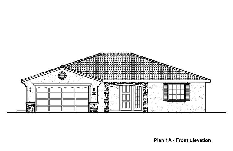 Plan 1A - Floor Elevation