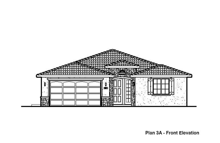 Plan 3A - Floor Elevation