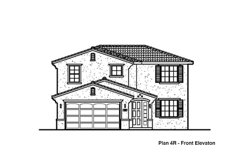 Plan 4R - Floor Elevation