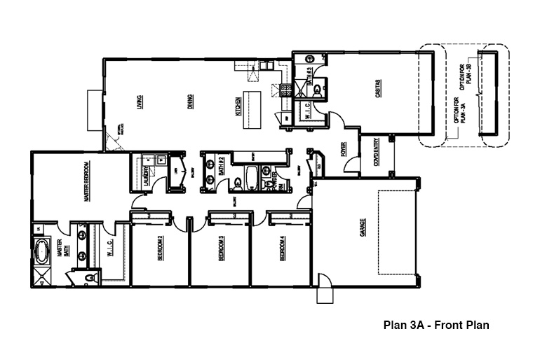 Plan 3A - Floor Plan